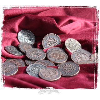 Larp-Münzset Feudal (9 Münzen)