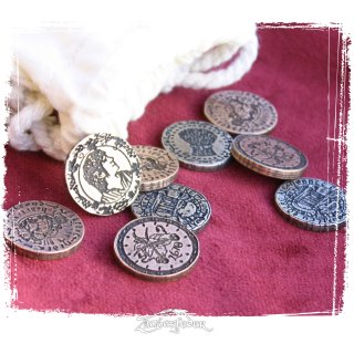 Münzset Halblinge (9 Münzen)