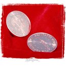 Geldschatulle mit Larp-Münzen
