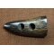 Hornknopf dunkelbraun, ca. 3,5 cm (1 Stk.)