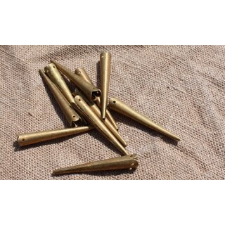 Nestelspitze aus Messing, mit Krone