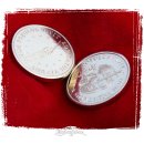 Geldschatulle mit Larp-Münzen Design D
