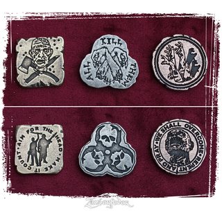 Larp-Münzset Zombie (9 Münzen)